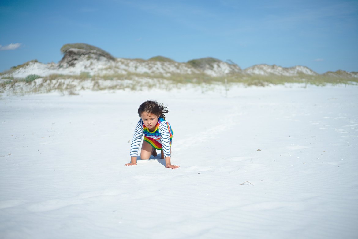 Topsail State Beach, Florida photographed by luxagraf