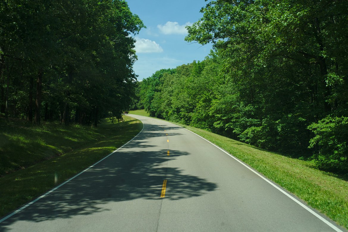 Natchez Trace Parkway photographed by luxagraf