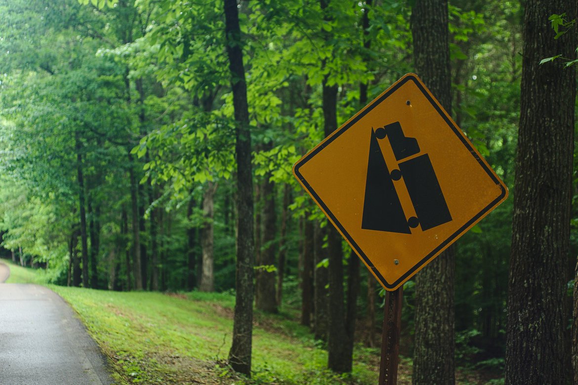 sign, mousetail landing, TN photographed by luxagraf