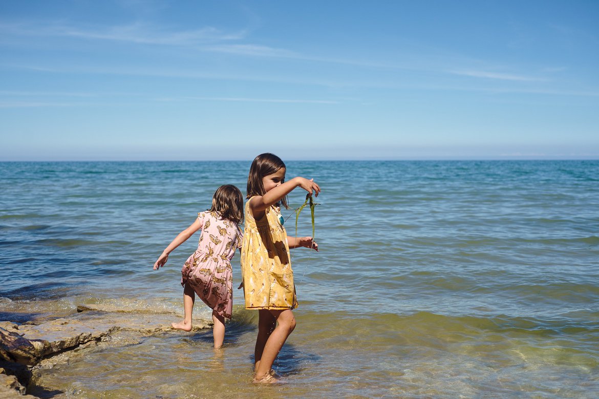 Lake Michigan, Harrington Beach State Park, WI photographed by luxagraf