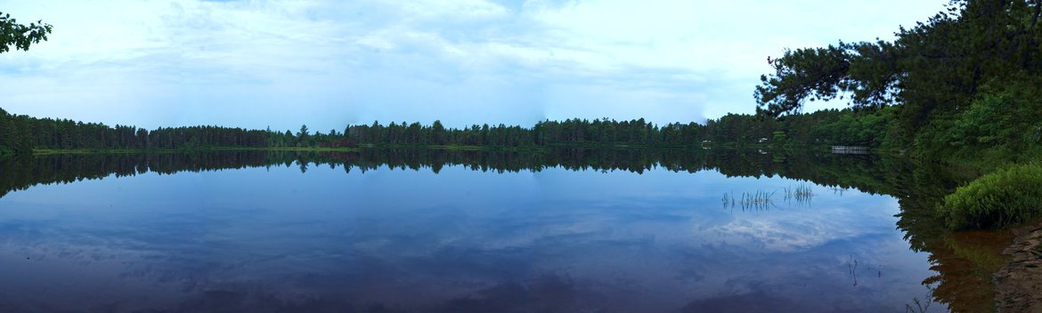 lakeside camping, andrus lake, MI photographed by luxagraf