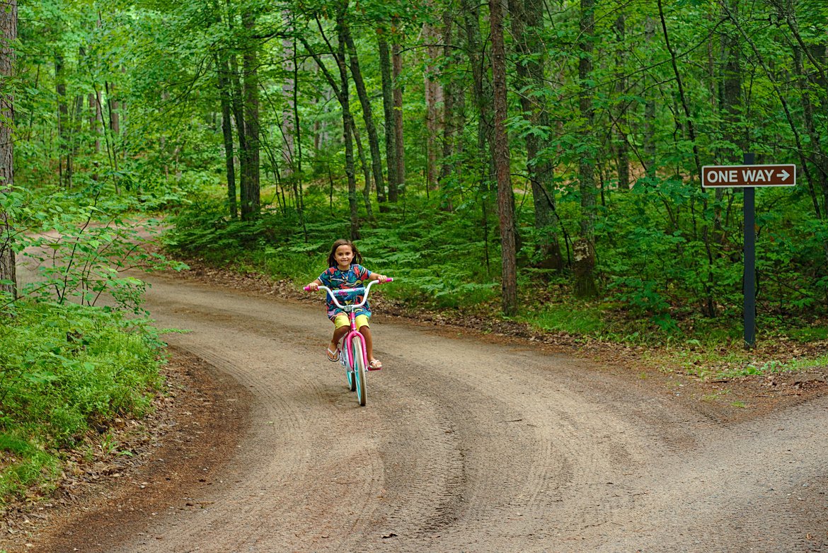 camping, Andrus Lake, MI photographed by luxagraf