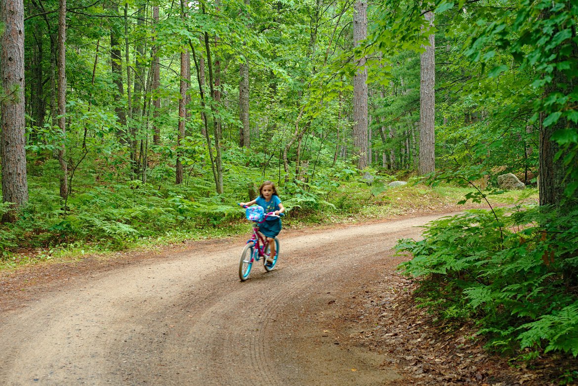 camping, Andrus Lake, MI photographed by luxagraf