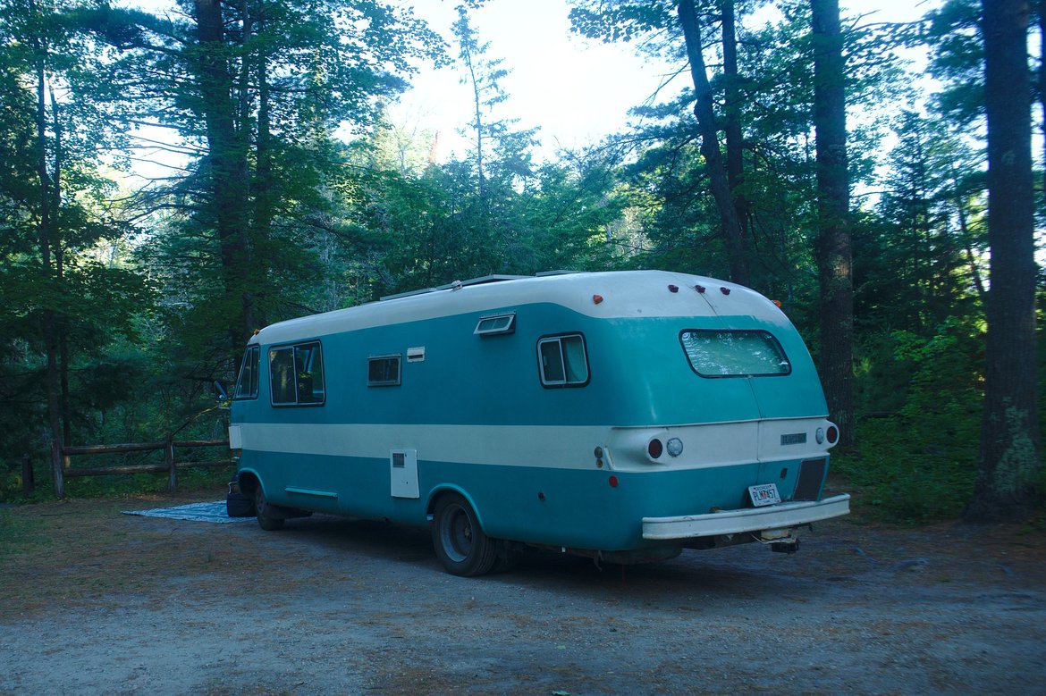 Carp river campground, MI photographed by luxagraf