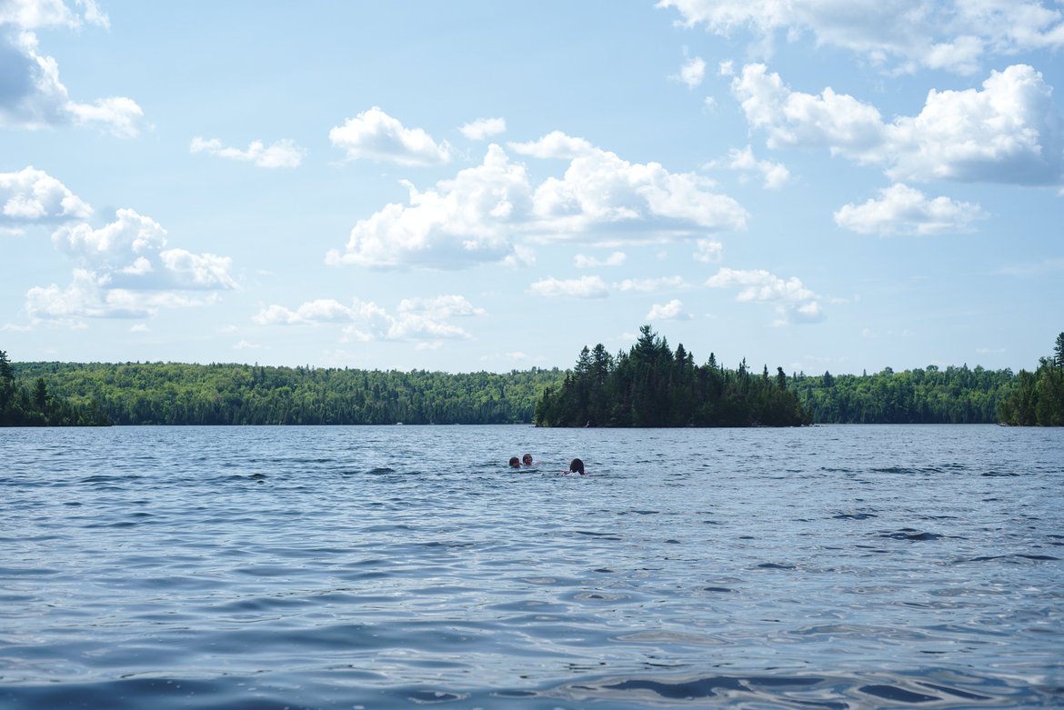 nine mile lake, MN photographed by luxagraf