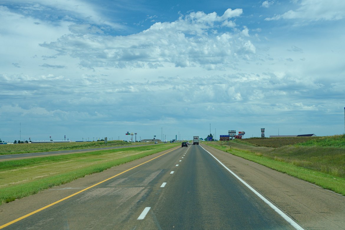 Old hwy 40, Kansas photographed by luxagraf