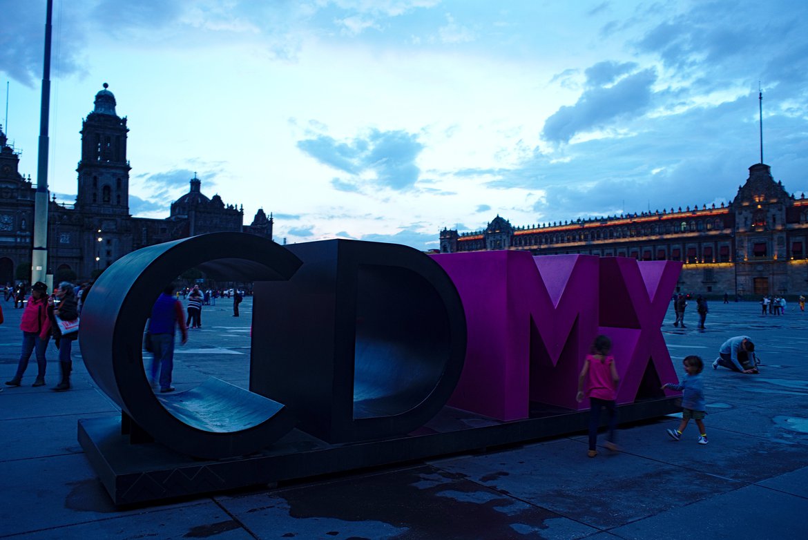 Zocala, Mexico city, Mexico photographed by Scott Gilbertson