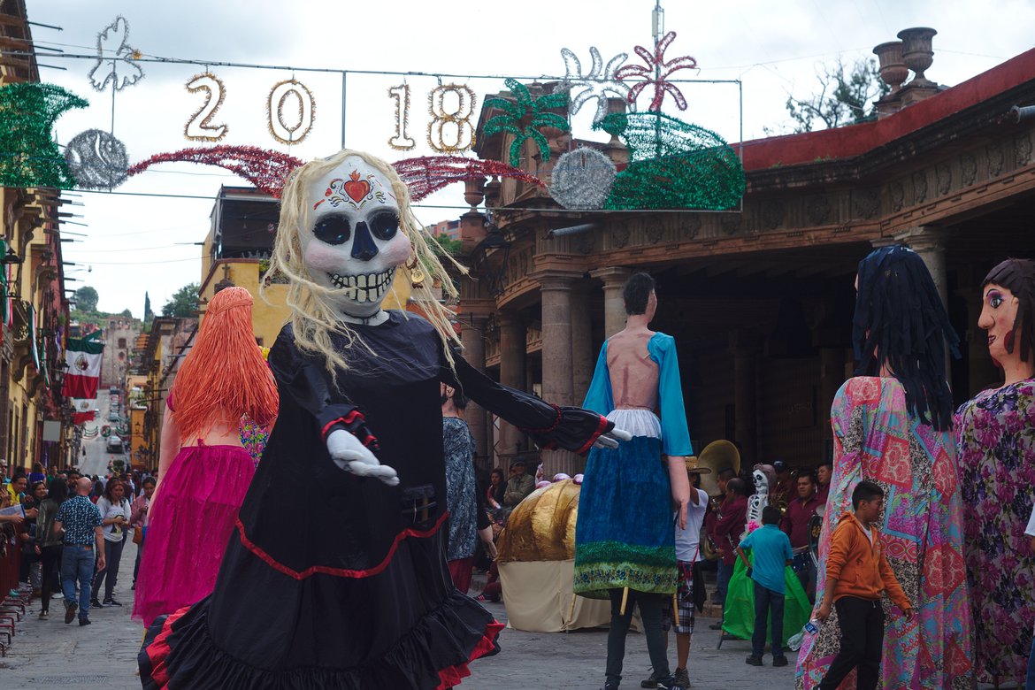 Alborada festival, san miguel de allende, mexico photographed by luxagraf