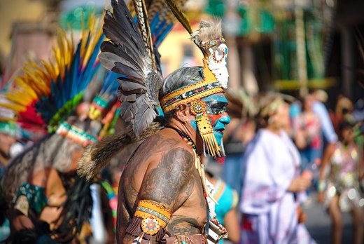 dancers, Alborada festival, San Miguel de Allende photographed by luxagraf