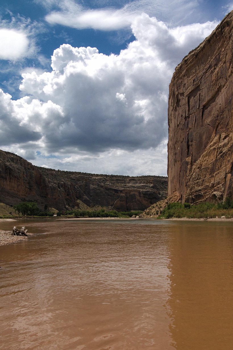 confluence green and yampa, Lodore Canyon, Dinosaur National Monument, Colorado photographed by luxagraf