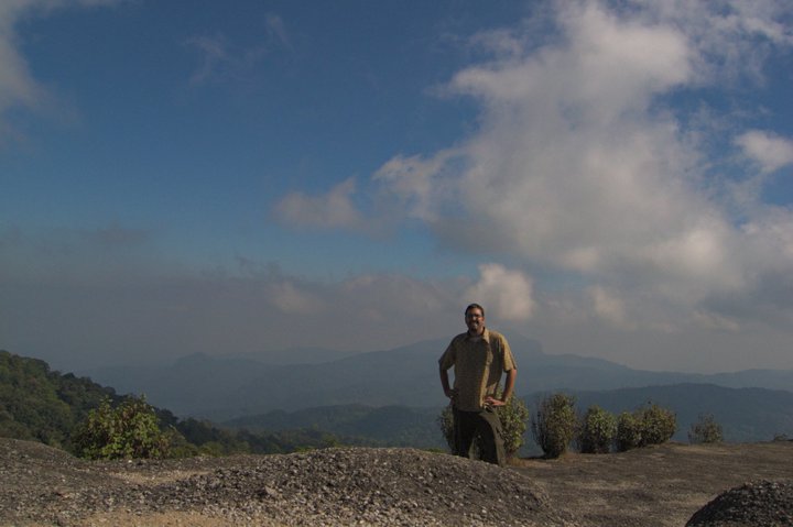 Me at the highest point in Thailand photographed by luxagraf