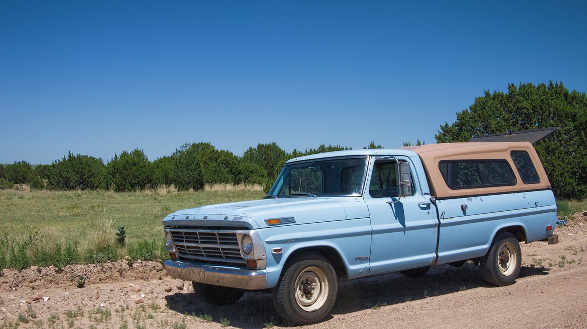 1969 Ford f150, Comanche National Grasslands, Colorado photographed by luxagraf