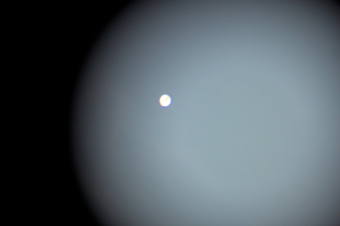 ufo high in the sky photographed by luxagraf