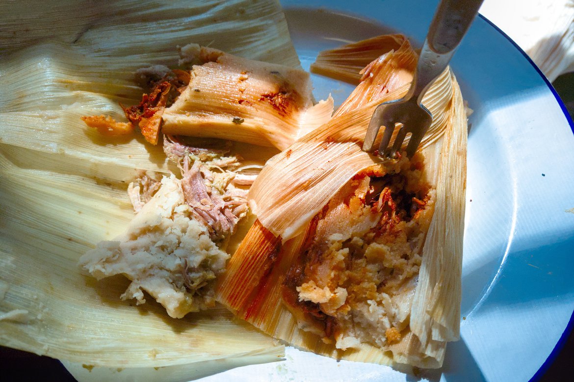 Tamales! photographed by luxagraf