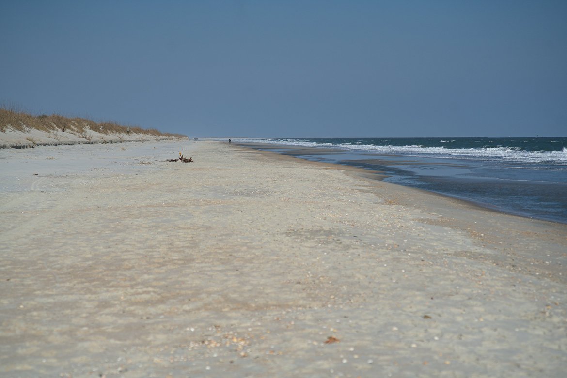 deserted beachs, huntington beach state park, sc photographed by luxagraf