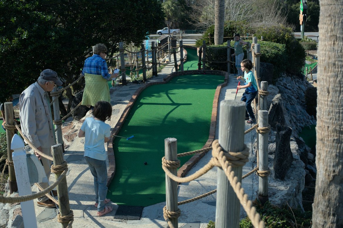 Miniature golf, myrtle beach, sc photographed by luxagraf