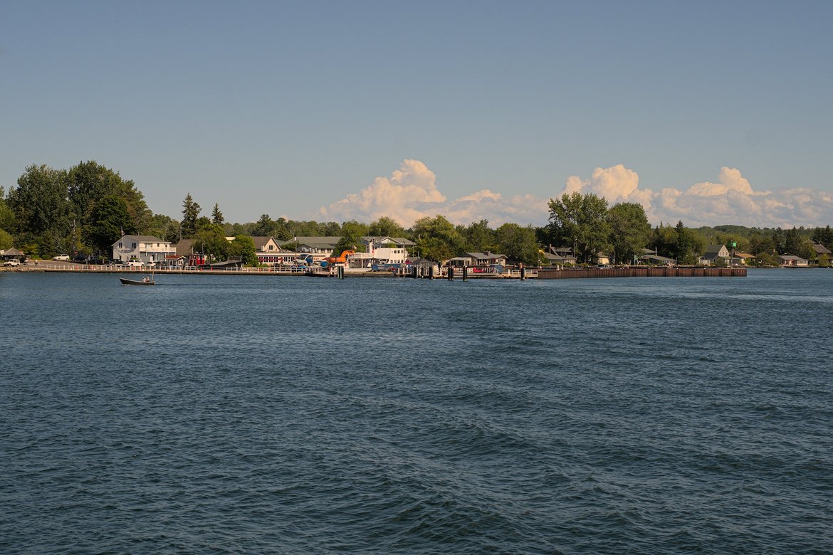 madeline island harbor, WI photographed by luxagraf