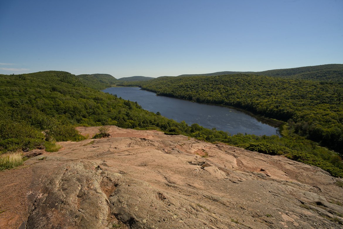 Lake of the clouds, porcupine mountains, MI photographed by luxagraf