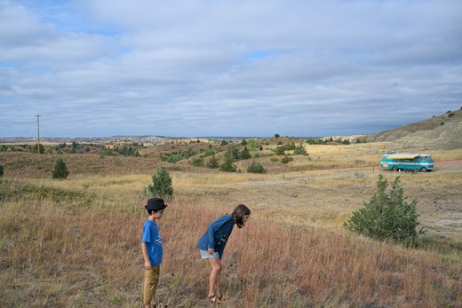 exploring the area around our campsite in the little missouri grasslands photographed by luxagraf