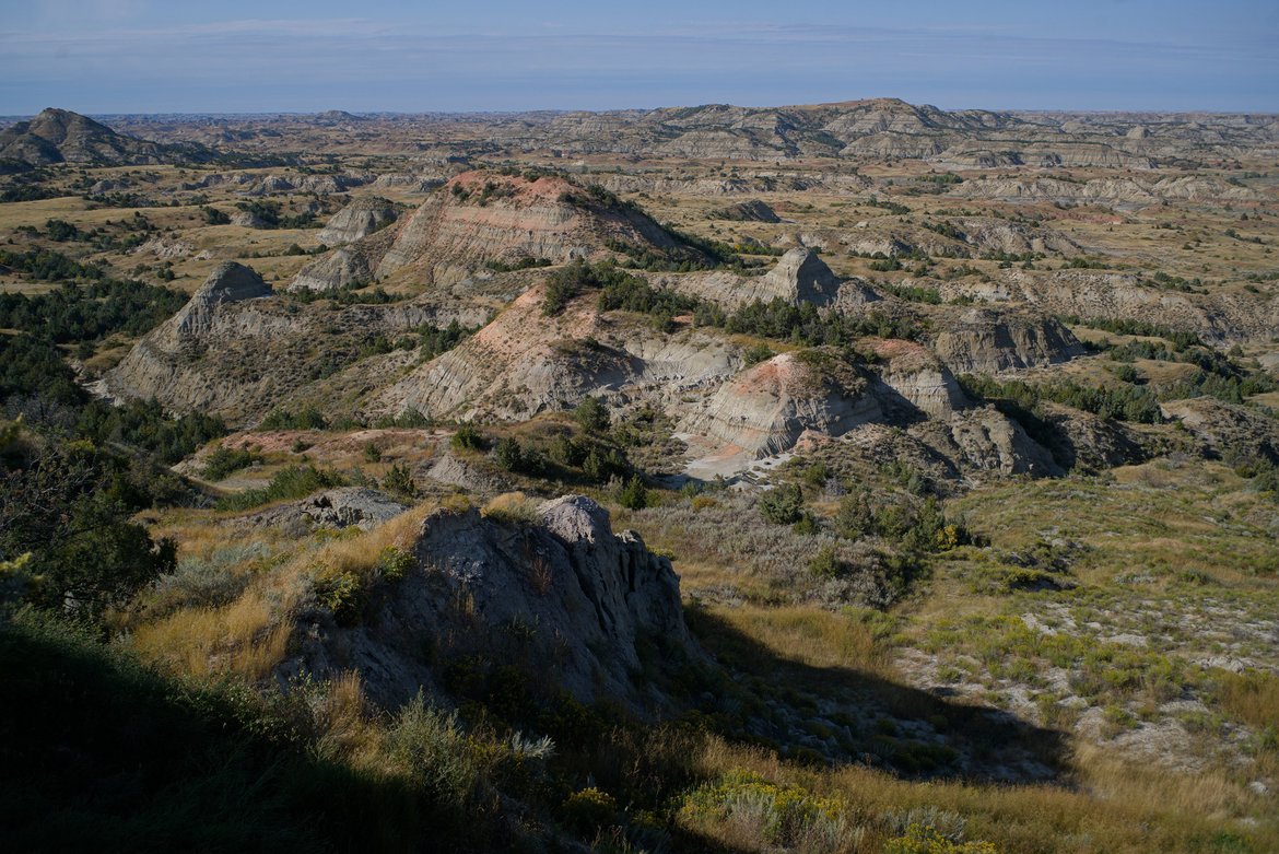Painted Canyon, Theodore Roosevelt National Park photographed by luxagraf