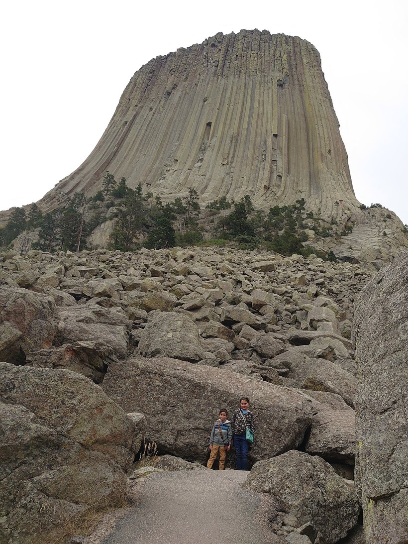 hiking around devil's tower. Wy photographed by luxagraf