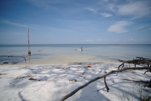 st george island sound, Florida photographed by luxagraf