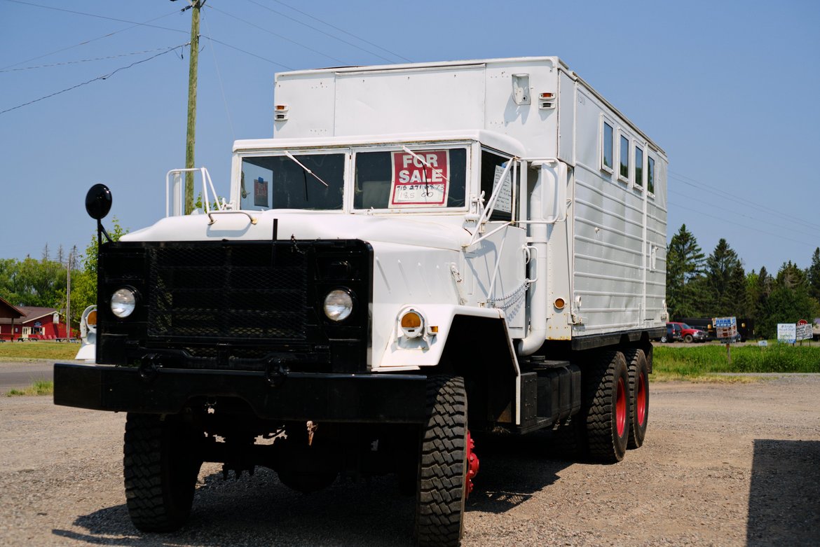 1966 6x6 truck photographed by luxagraf
