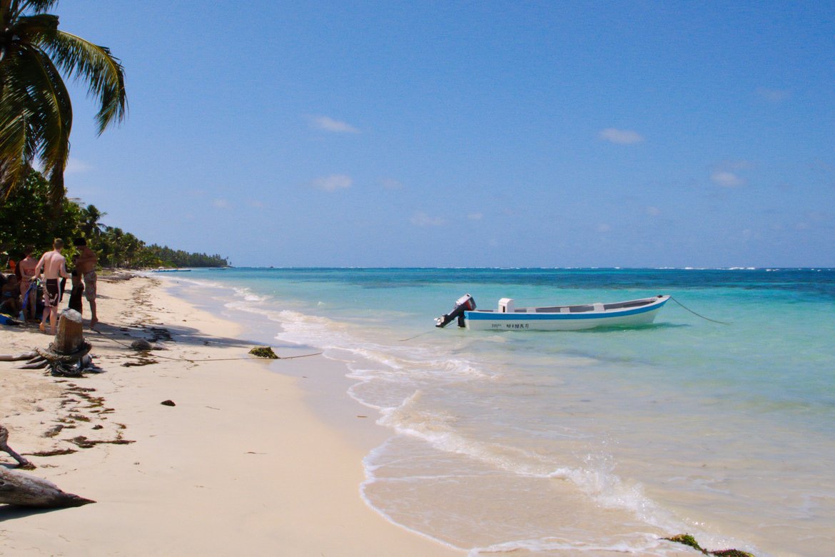view of the beach, windward side of the island photographed by luxagraf