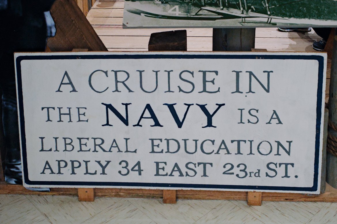 A cruise in the navy, a liberal education photographed by luxagraf