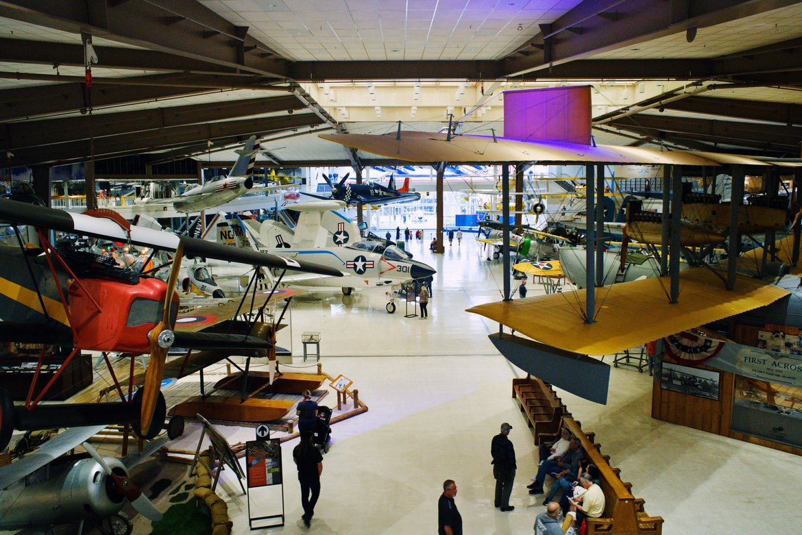 Naval Air Museum photographed by luxagraf