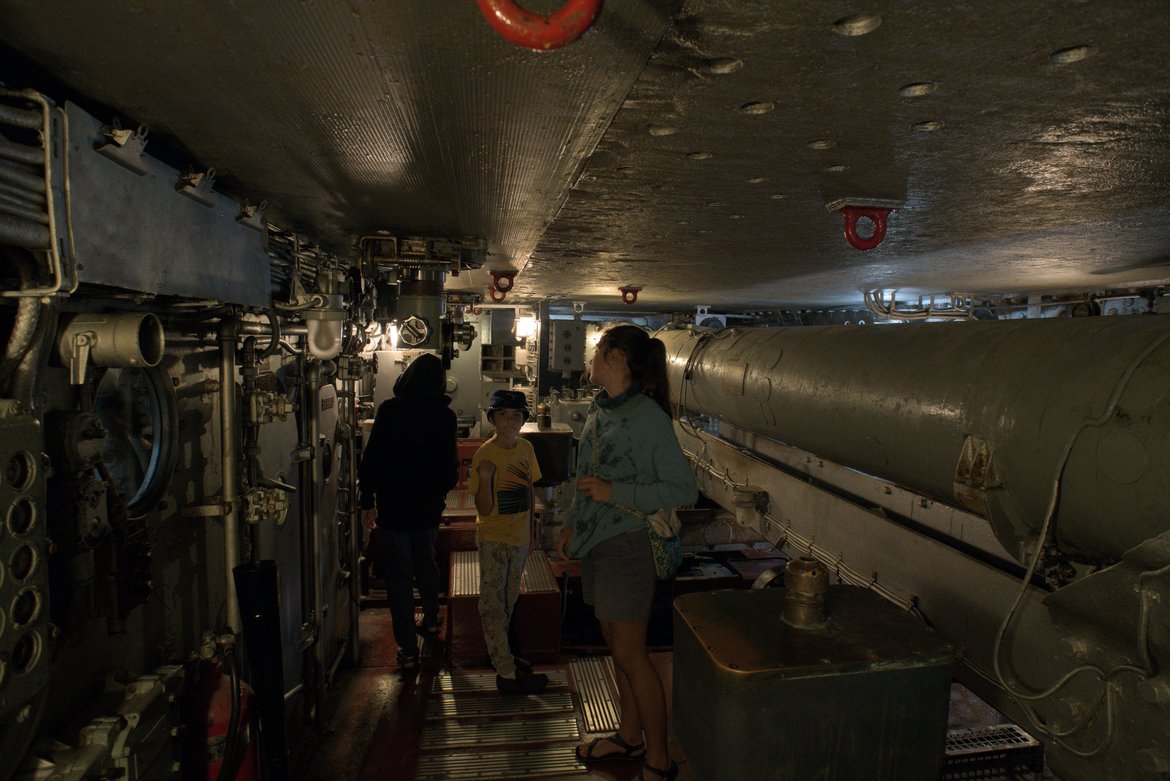 inside the battleship alabama photographed by luxagraf