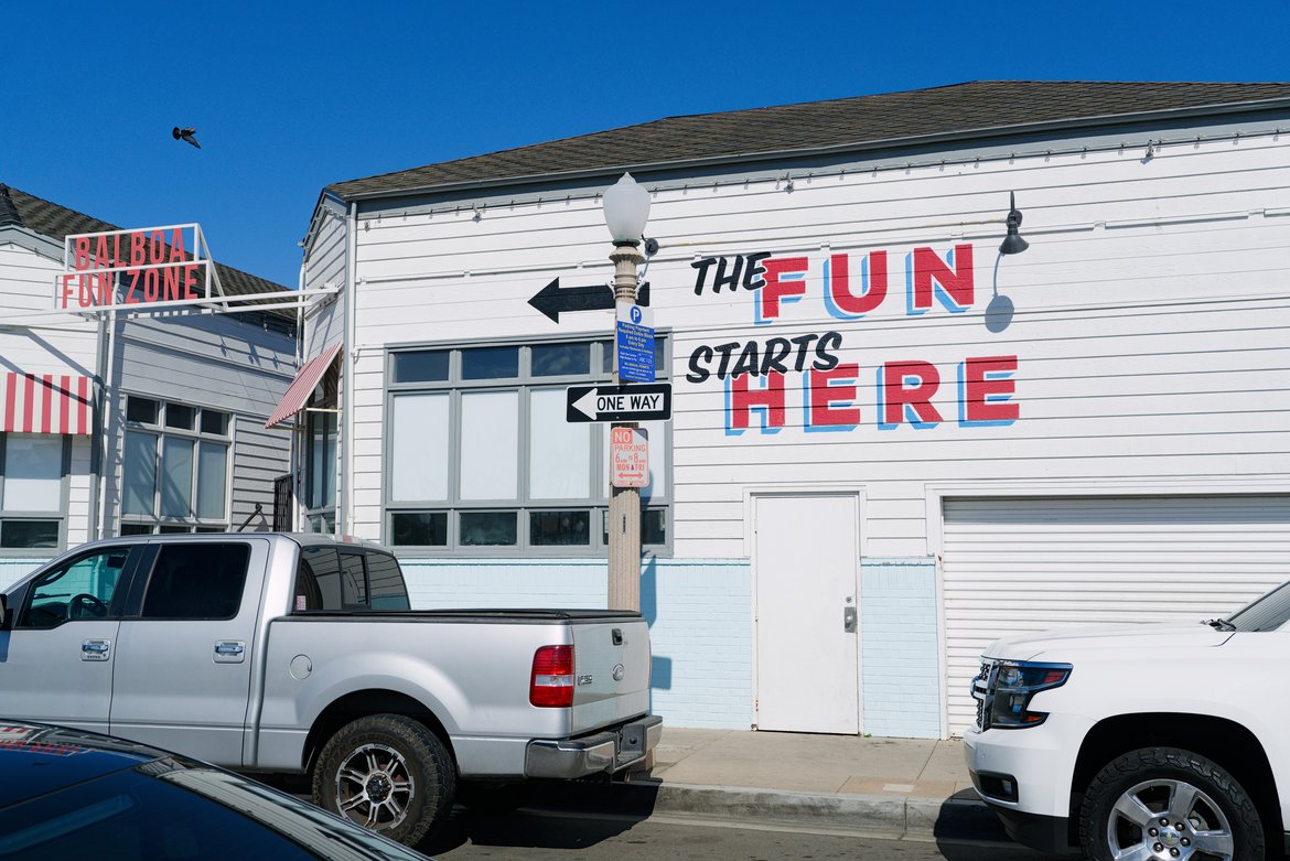 balboa fun zone, newport peninsula, ca photographed by Scott Gilbertson