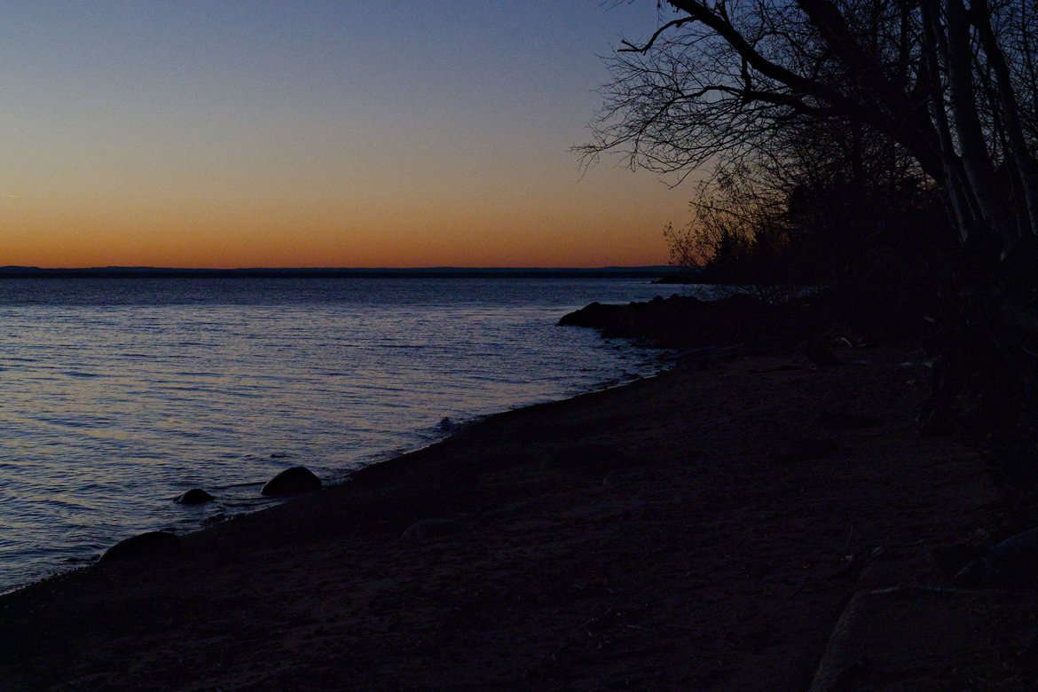 Sunrise over lake superior, Washburn, WI photographed by Scott Gilbertson