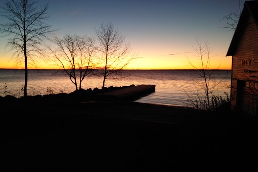 Sunrise over lake superior, wi photographed by Scott Gilbertson