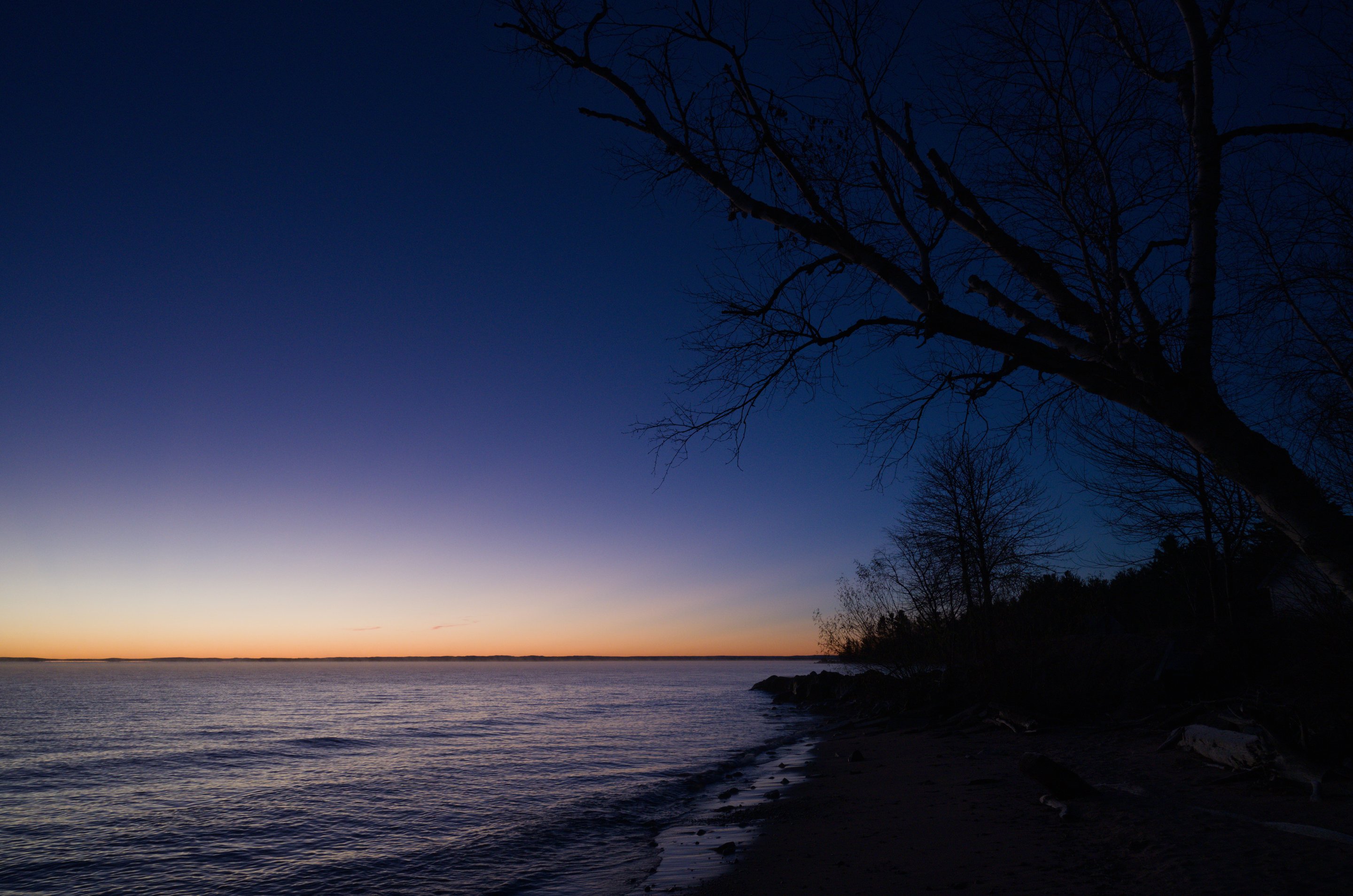 Sunrise over lake superior, Washburn, WI photographed by Scott Gilbertson