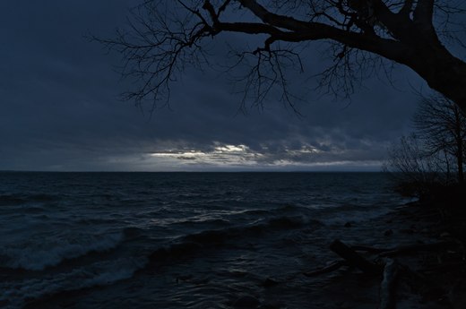 Stormy sunrise over lake superior, Washburn, WI photographed by Scott Gilbertson