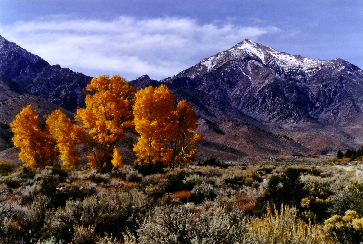 the east side of the sierras, near lone pine, 1995 Kodachrome photographed by Scott Gilbertson