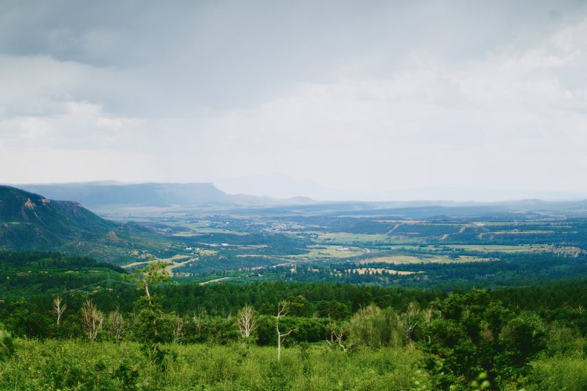 View of Mancos from the hills above the town by Scott Gilbertson