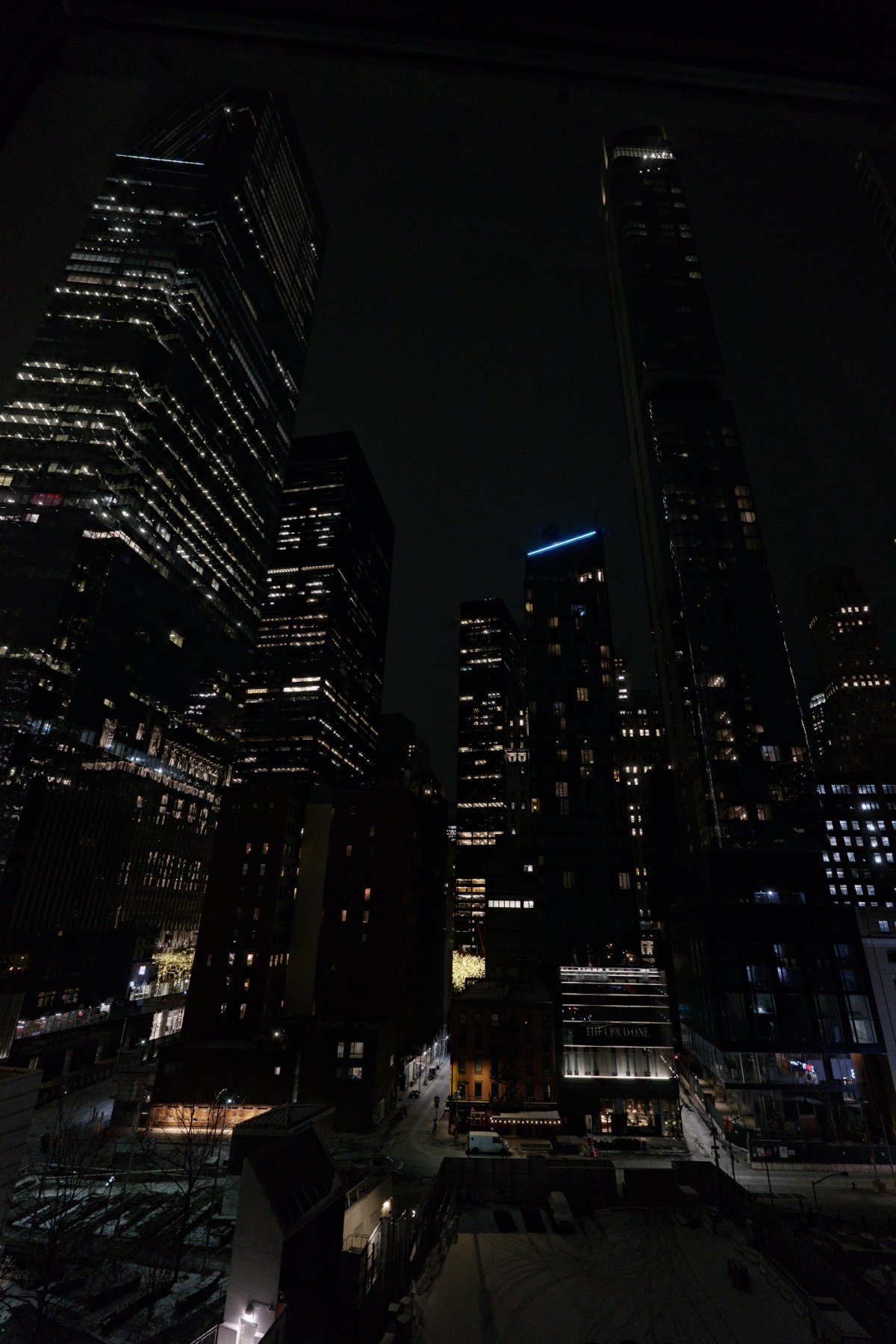 financial district at night by Scott Gilbertson