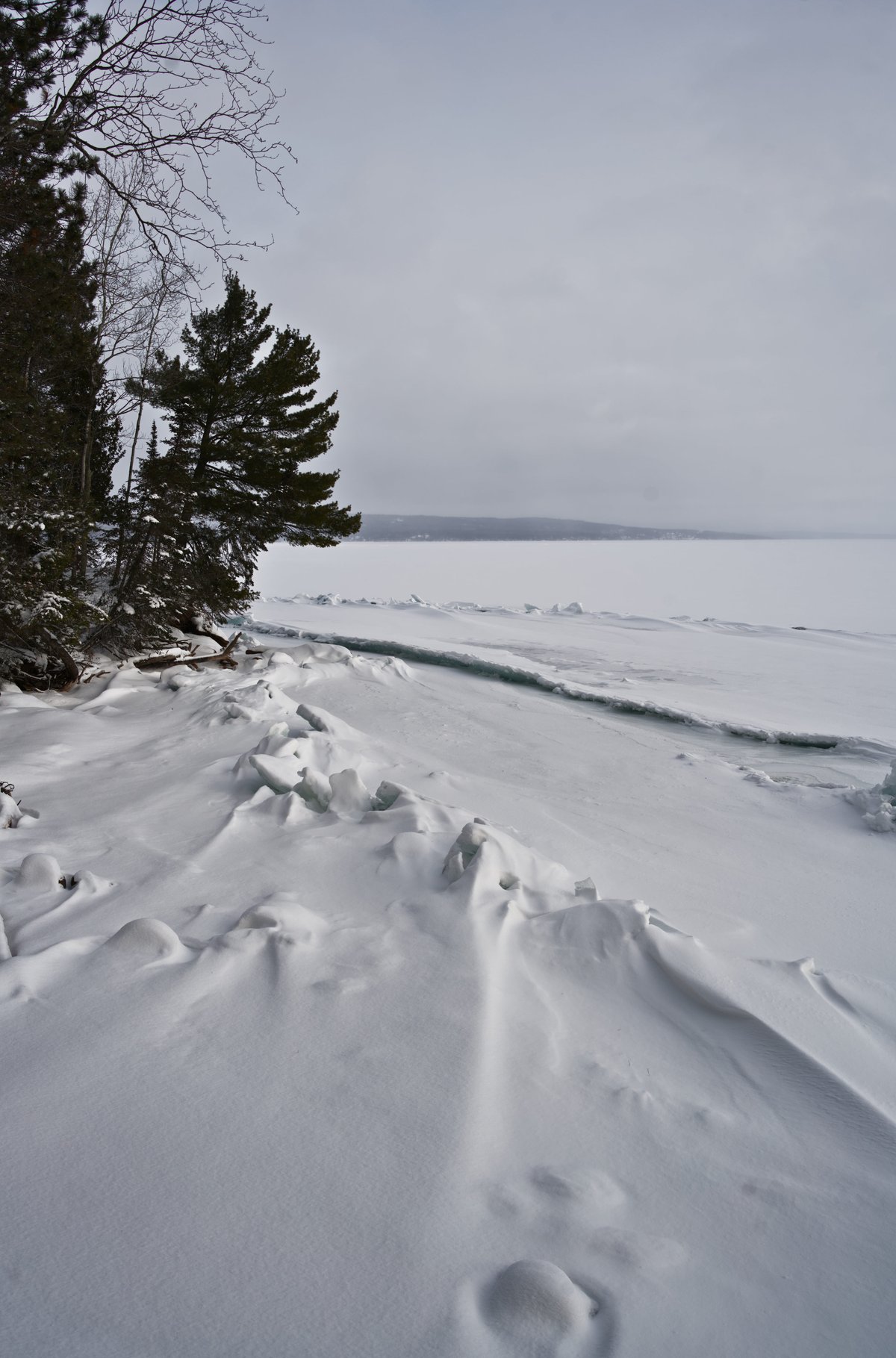snow on the lake by Scott Gilbertson