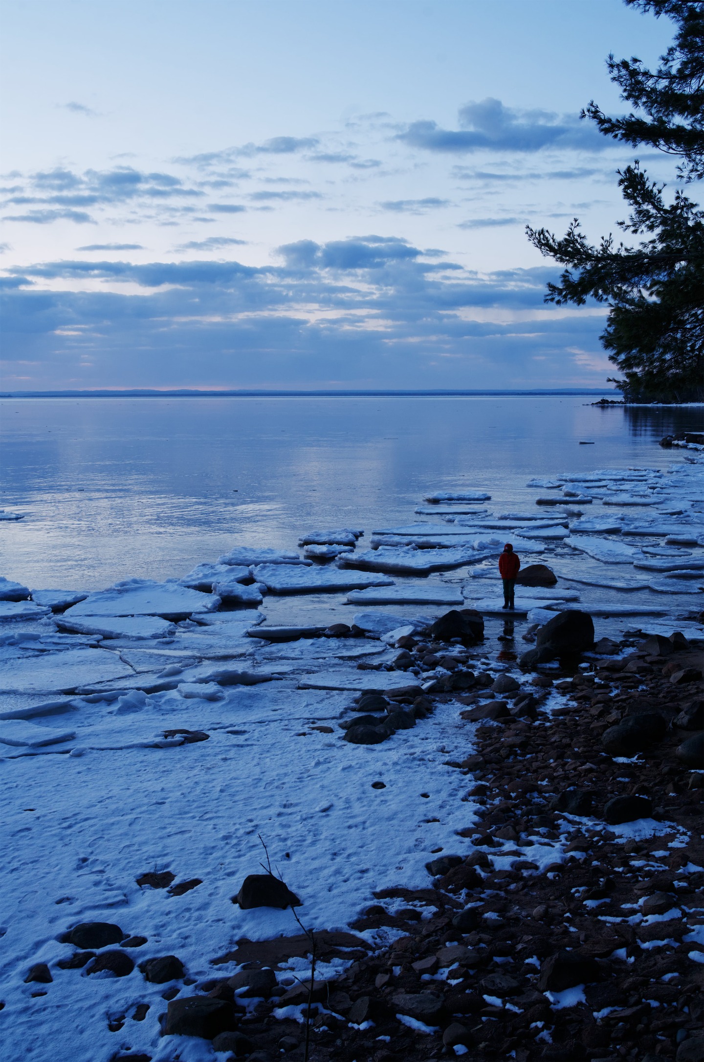 early morning light on shores of lake superior by Scott Gilbertson