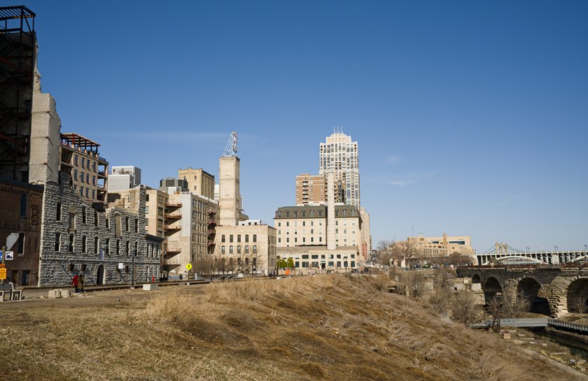 downtown minneapolis skyline by Scott Gilbertson
