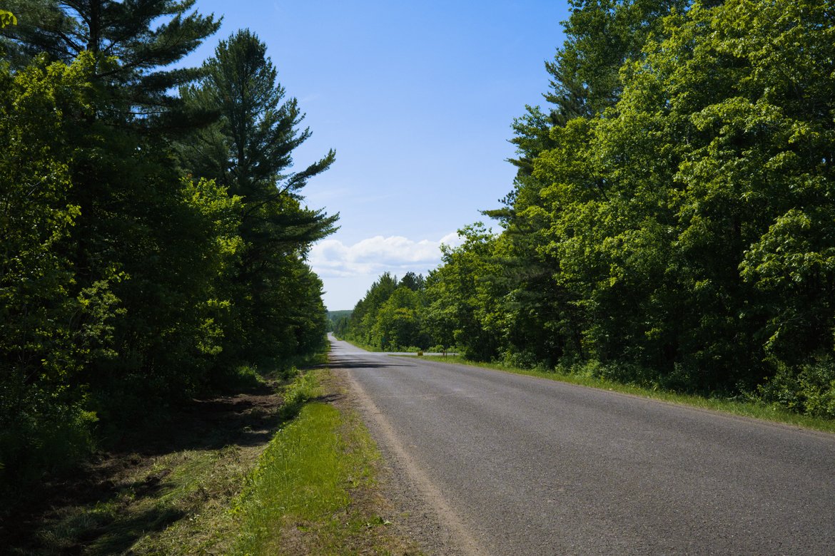 the open (paved) road photographed by Scott Gilbertson