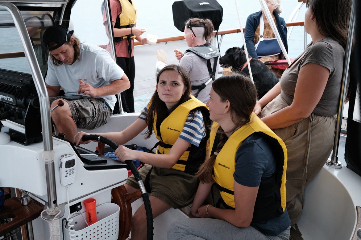 sailing with the sea scouts on abbey road photographed by Scott Gilbertson