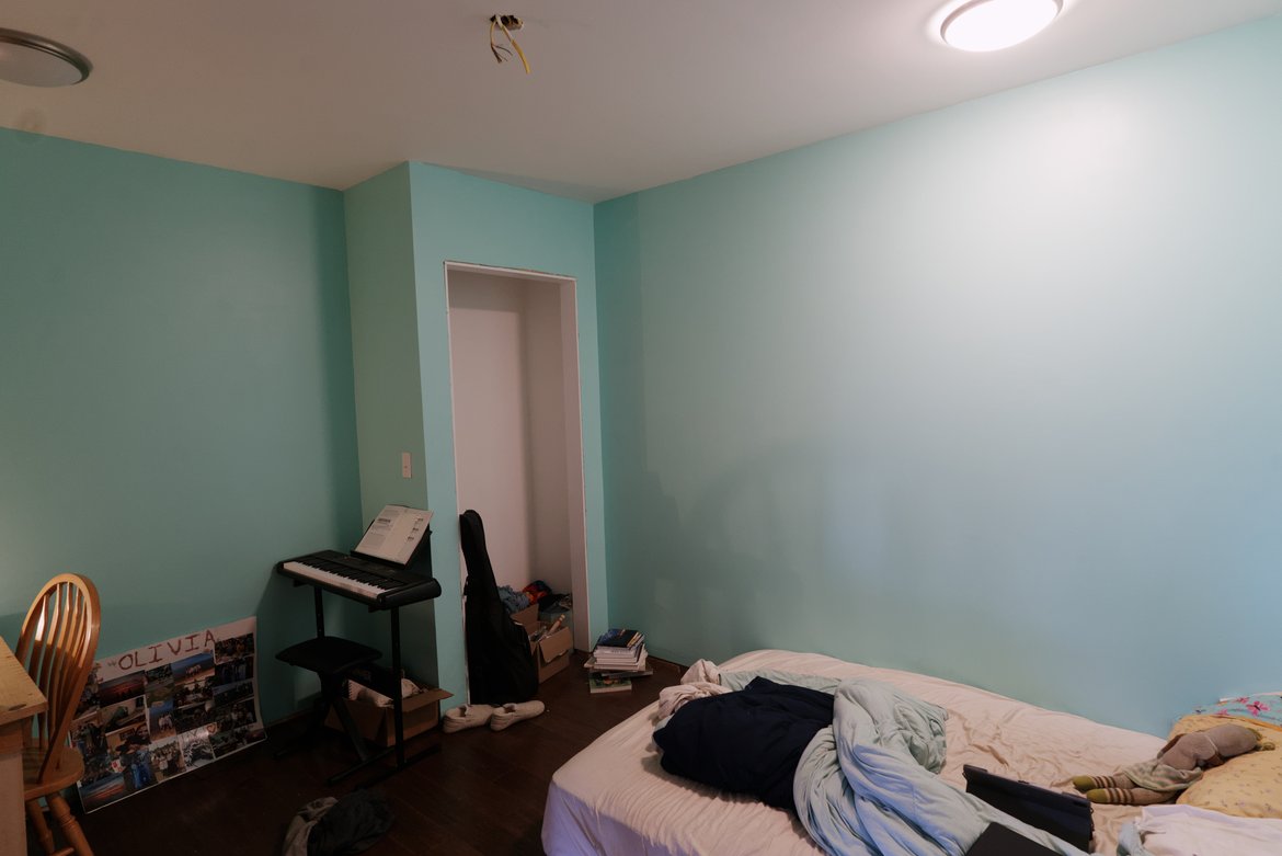 New bedroom inside photographed by Scott Gilbertson