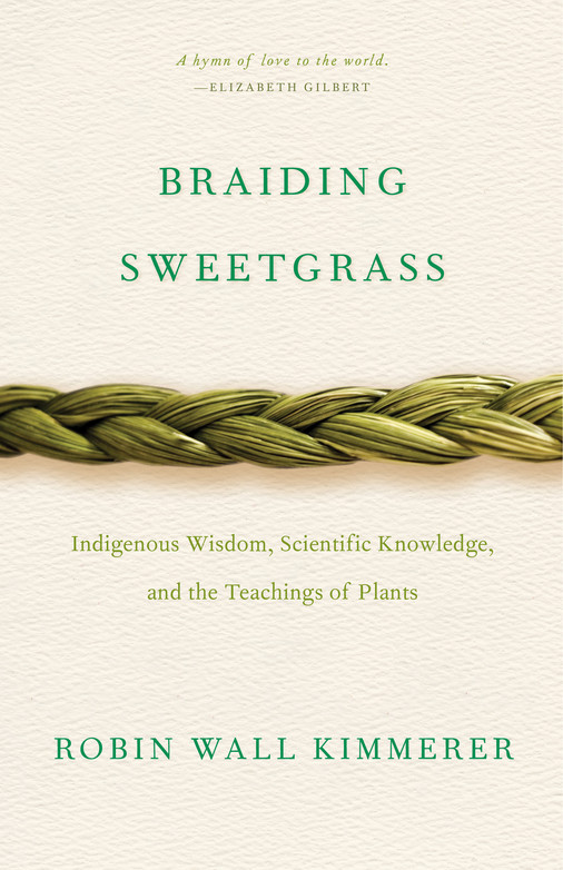 cover art for Braiding Sweetgrass by Robin Wall Kimmerer