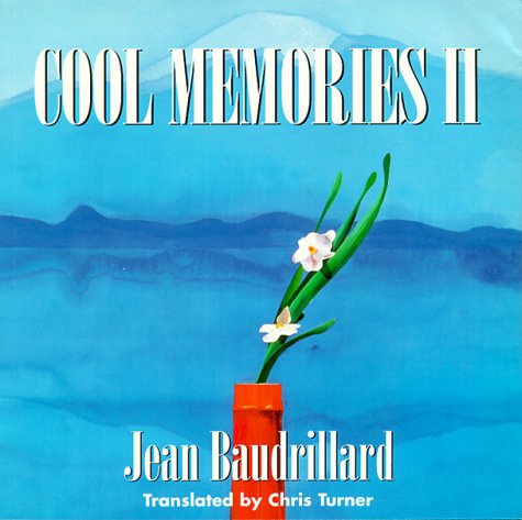 cover art for Cool Memories II, 1987-1990 by Jean Baudrillard