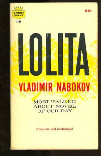 cover art for Lolita by Vladimir Nabokov