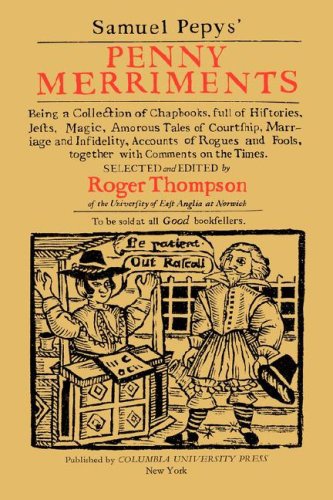 cover art for Samuel Pepys Penny Merriments by Roger Thompson