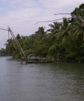 Backwater tour Kerala India